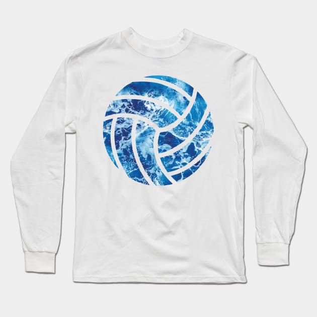 Beach Volleyball Beach - Volley Tribute VolleyBall Volleyball ball Voleibol - Player Fan Sport Volleyball tribute Sea - Long Sleeve T-Shirt by TributeDesigns